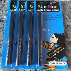 (#10-0130-2) Star Glue Lash Glue Liner (2 in 1 Eyeliner + Lash Adhesive) : 4 PCS